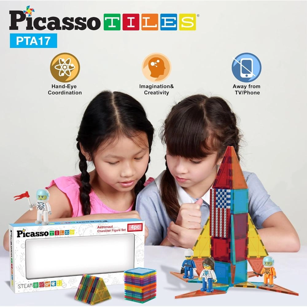 Magnetic - Astronaut (527-PTA17) 4 pcs