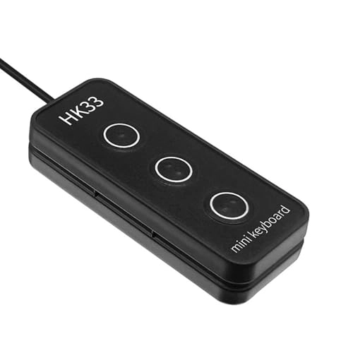 3 Key USB Programmable Keyboard - Wired