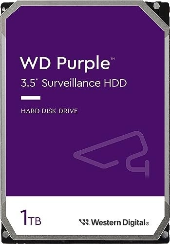 Western Digital Purple Surveillance 3.5" 5400rpm 64MB SATA 6Gb/s (WD10PURZ) - 1 TB