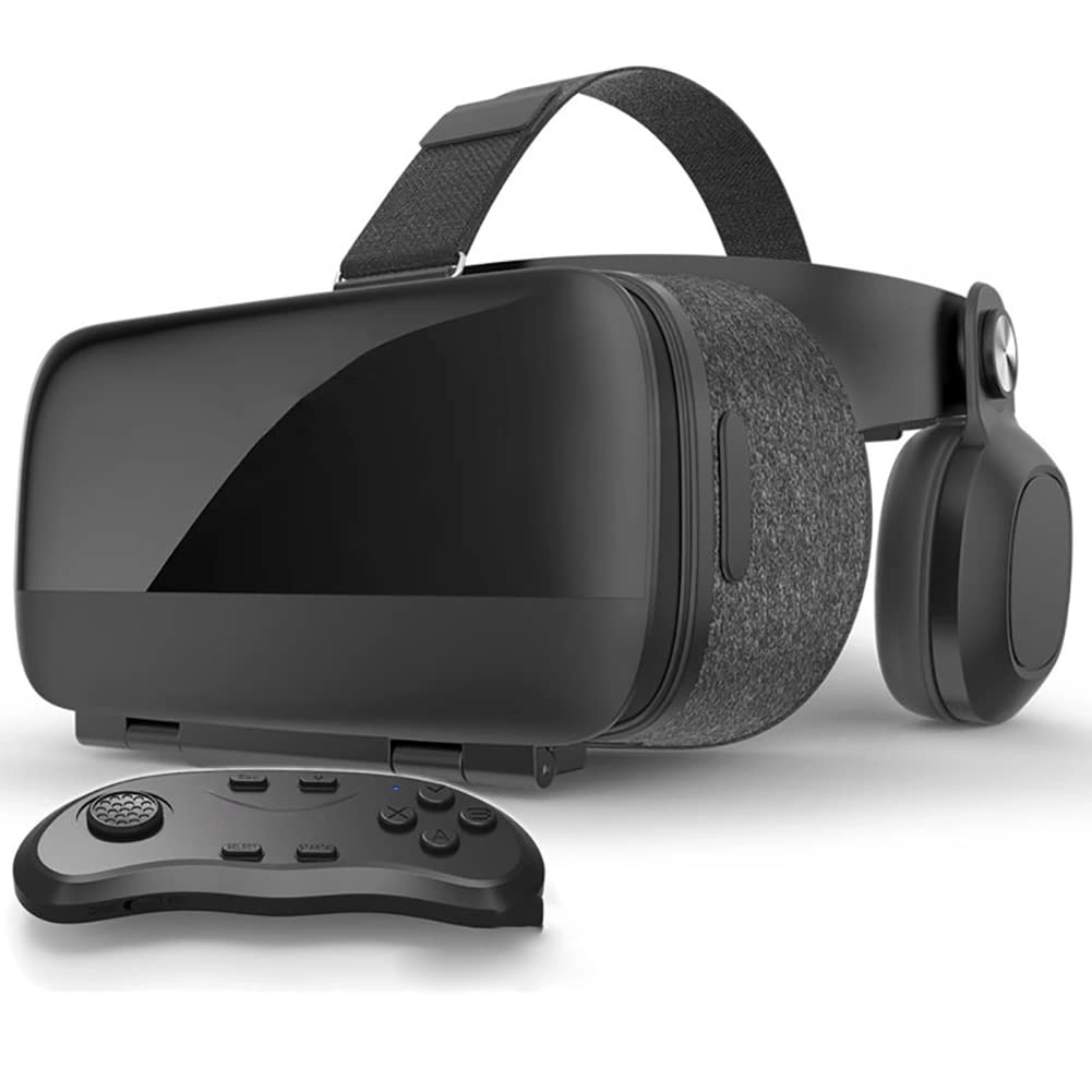 IGUGUWIBD - VR headset with controller compatible with 4.7-6.0 inch phones
