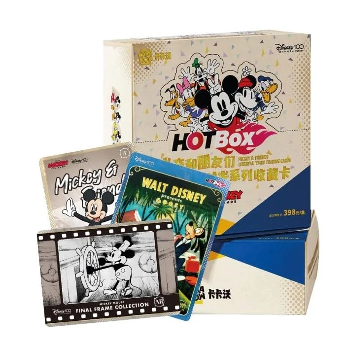 Kakawow Mickey & Friends Cheerful Times Trading Cards Booster Box - 20 Booster Packs of 3 Cards Each