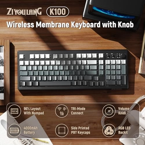 K100 - 2.4GHz Wireless Bluetooth USB-C