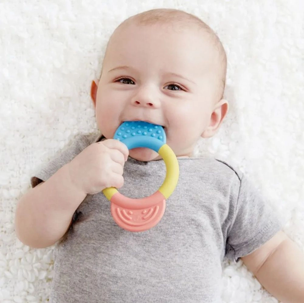 Rattling Rings Teether - rice-based material