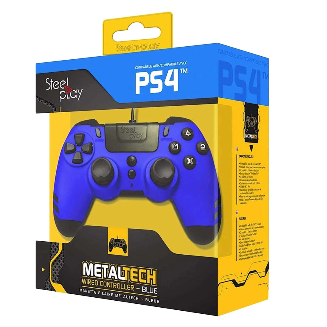 Steelplay Metaltech - Black PlayStation 4