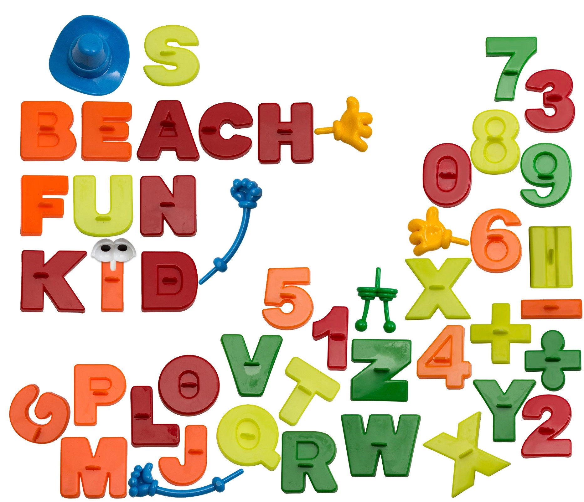 MZA STORES Learning Sand Molds - 44 Pcs 26 Alphabets