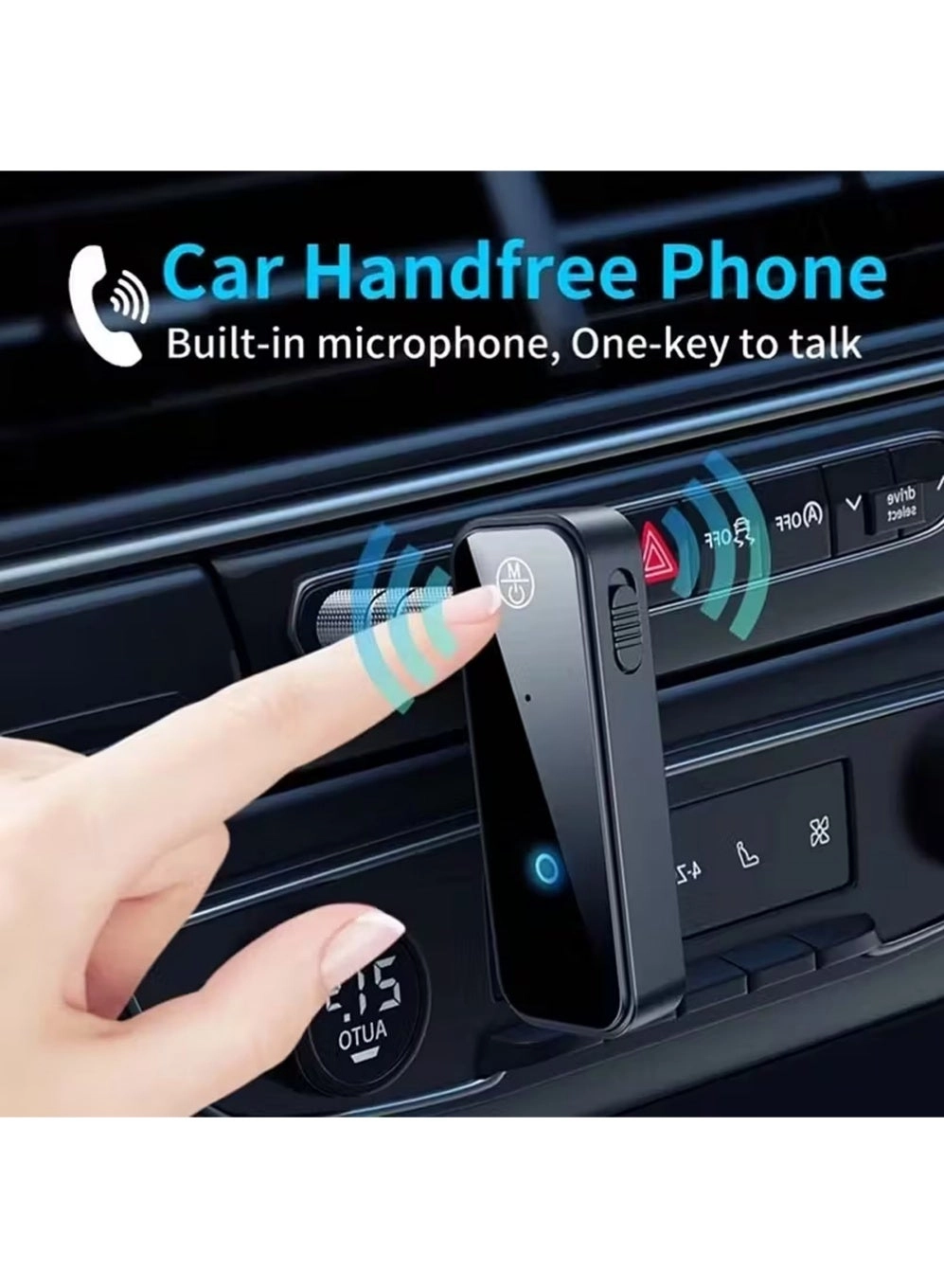 Bluetooth 5.0 Transmitter Receiver - 3.5mm Built-in battery