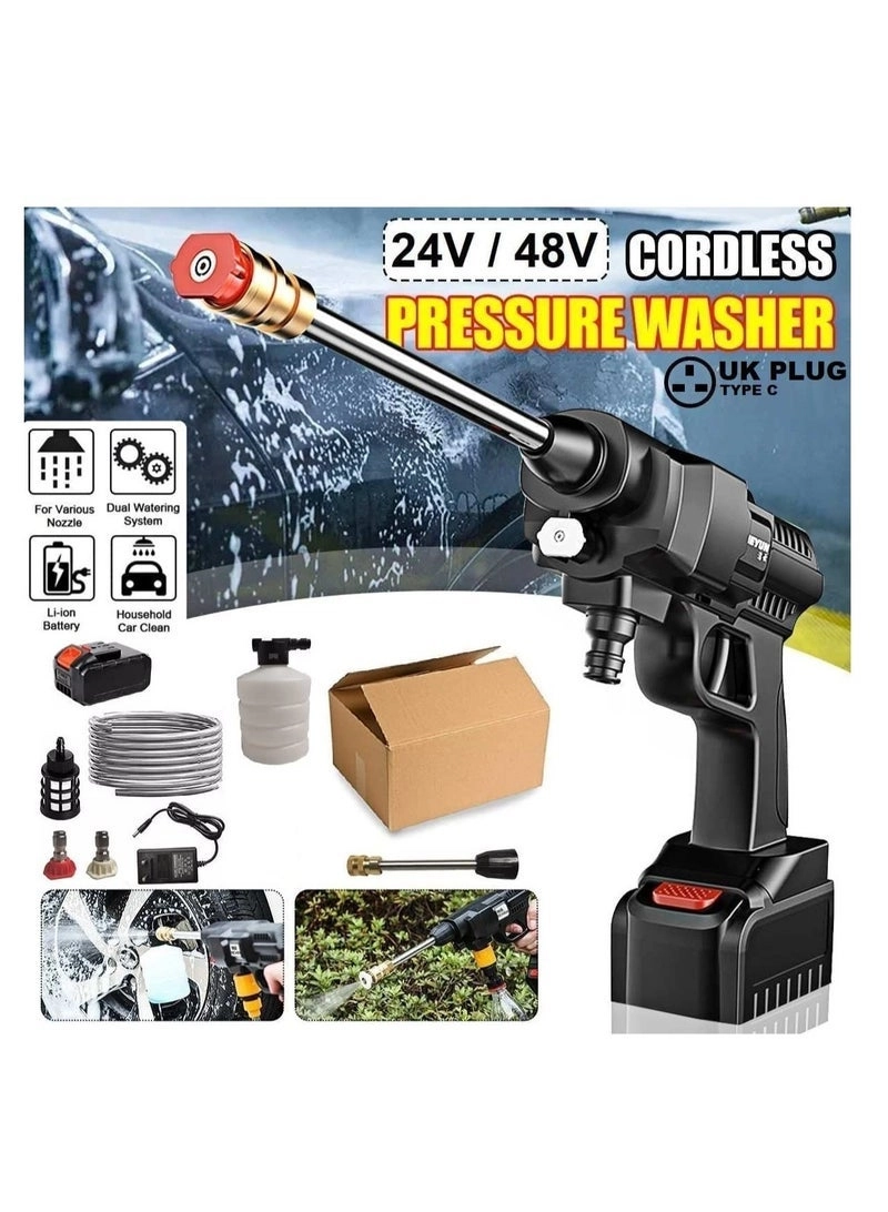 Cordless Portable Washer - 48V 200W 30Bar