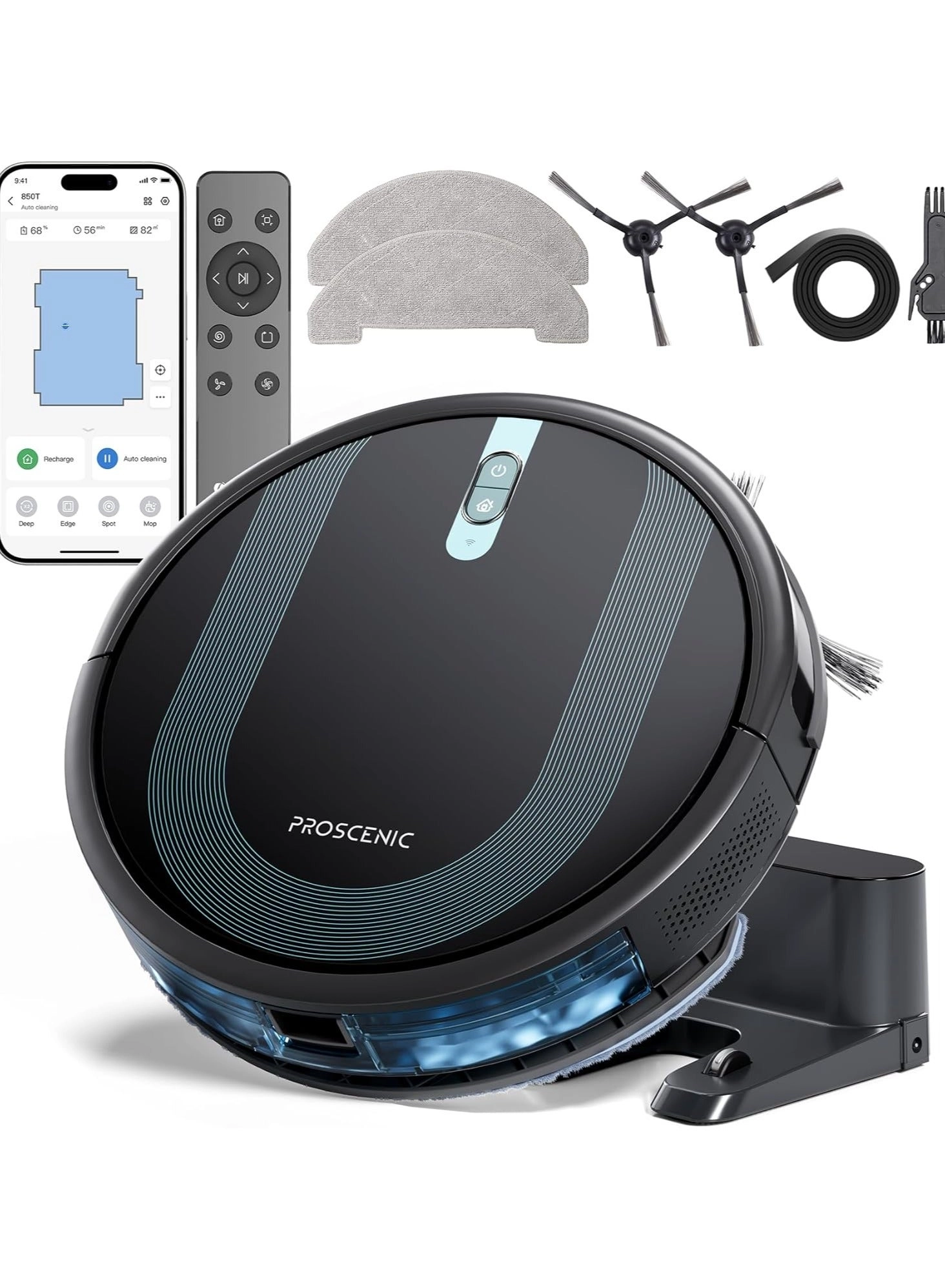 Proscenic 850T Robot Vacuum and Mop Combo