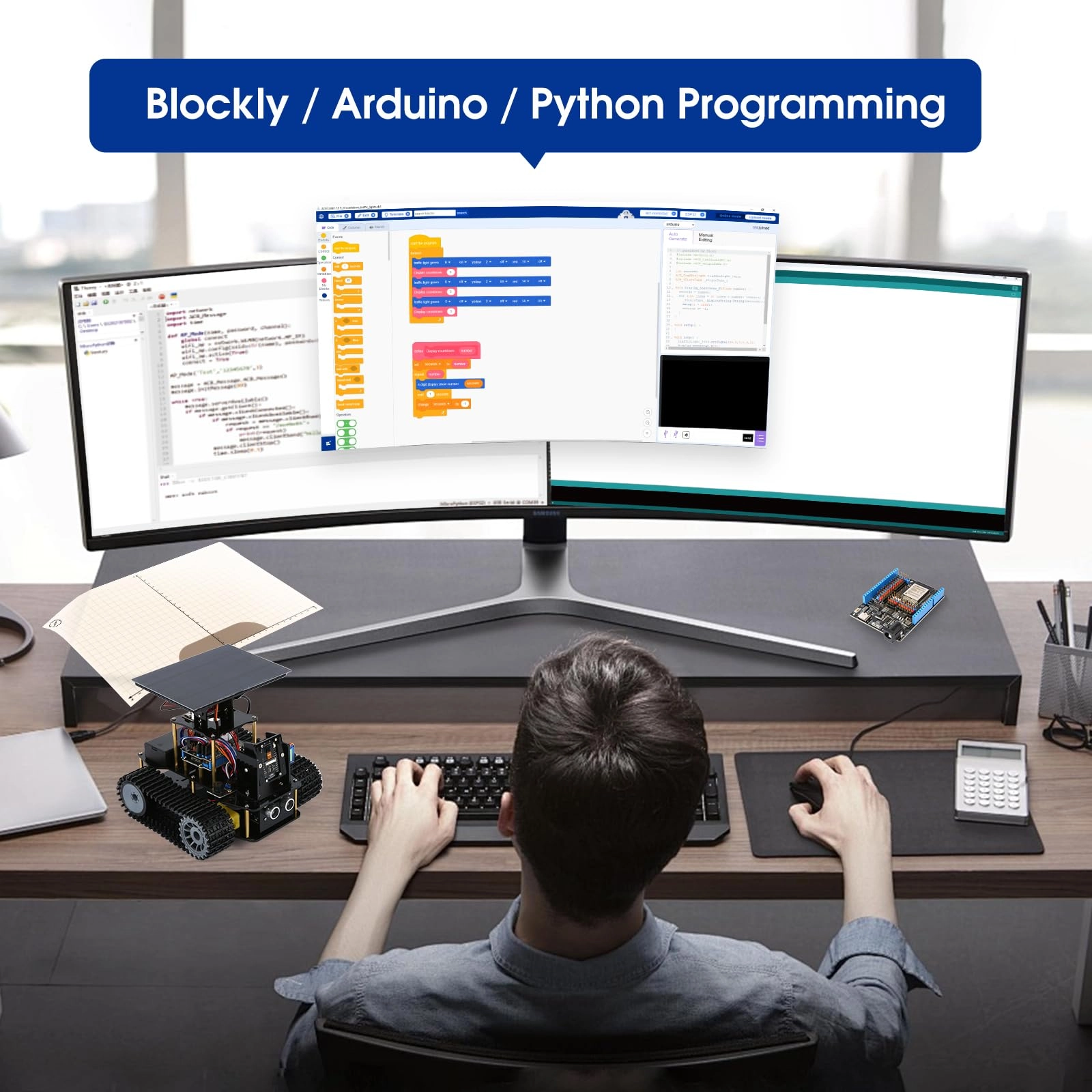 4 in 1 Smart Robot Arm Coding - 12 years+
