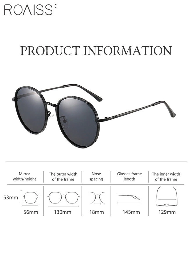Round Sunglasses - 56mm Green