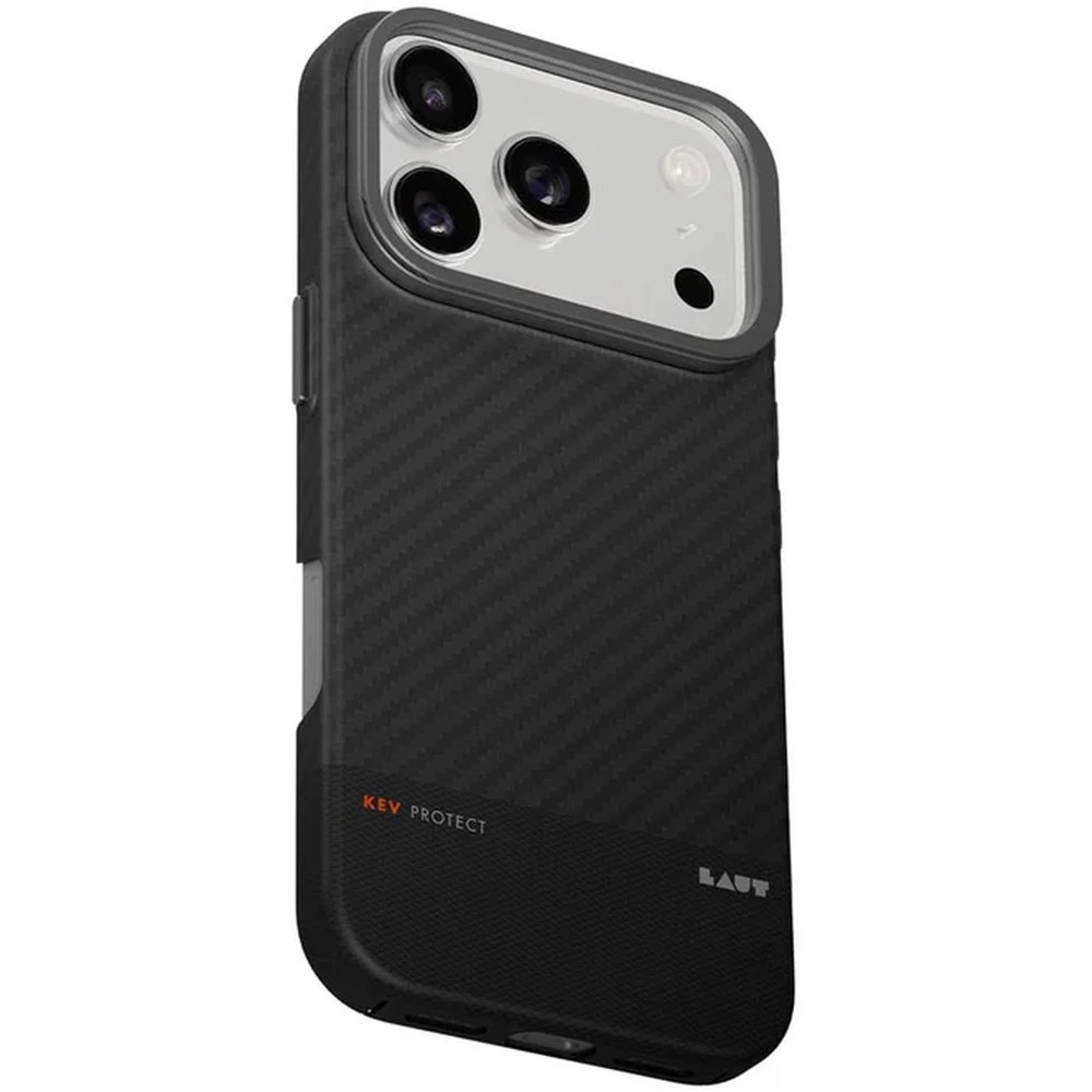 LAUT Kev Protect Case - Kevlar Flip-out Stand with MagSafe for iPhone 17 Pro Max