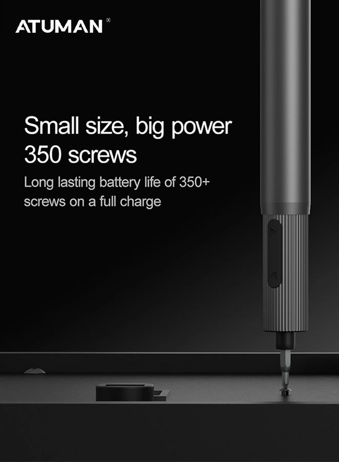 E2 - Mini Precision Electric Screwdriver 25 Bits Rechargeable