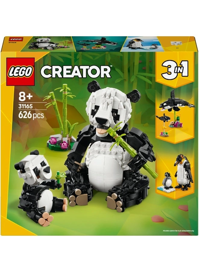 Creator 3in1 Wild Animals: Panda Family (31165) - 8+