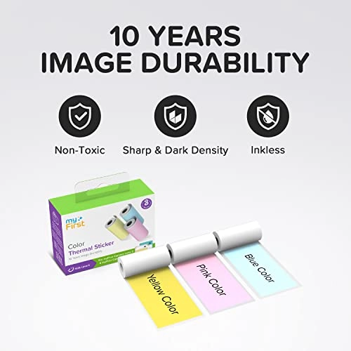 Thermal Sticker - 57mm x 26mm 3m roll x3