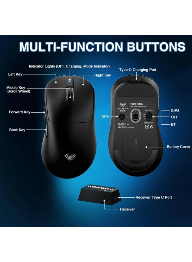 SC900 Pro - 2.4 GHz BT5.0 USB-C
