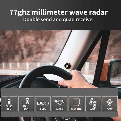 77 GHz Millimeter Wave Radar - 12V Blind Spot Detection System