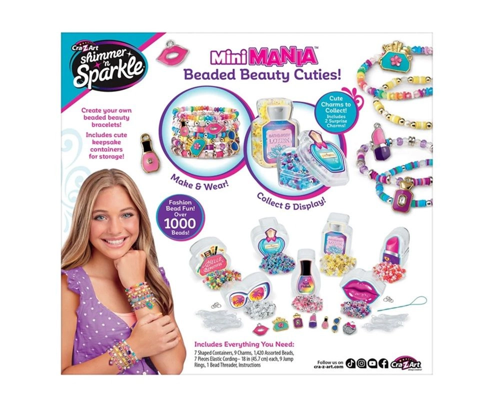 Mini Mania Beauty Charms - 1420 pcs 8+ years