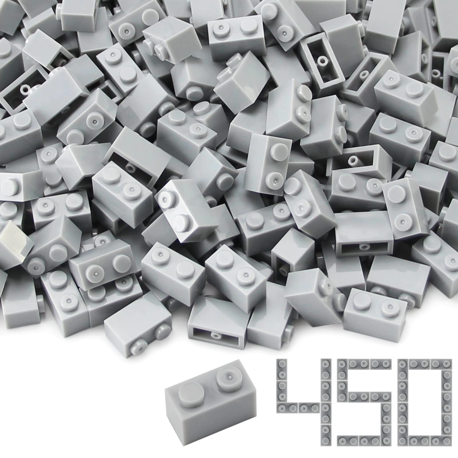 1x2 Bricks - 450 pcs