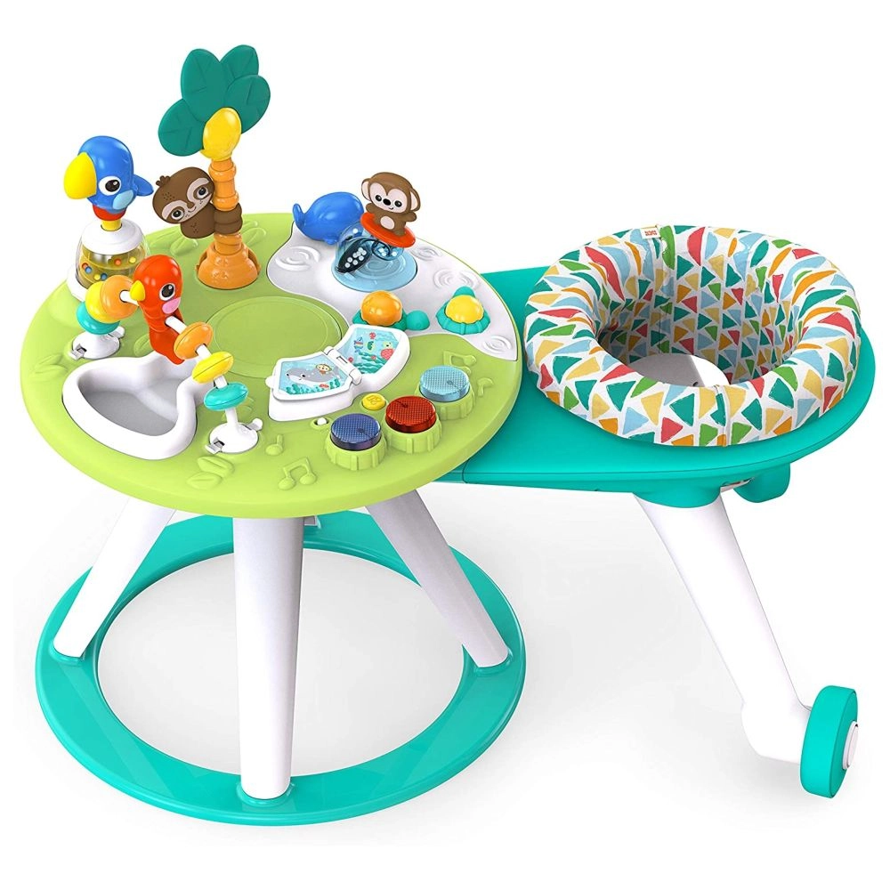 Bright Starts Around We Go 2 Around We Go - 2-In-1 Walk-Around Activity Center & Table