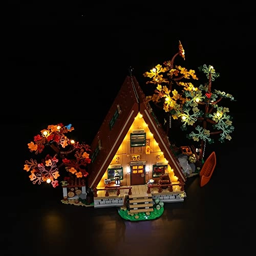 LED Light Kit for 21338 A-Frame Cabin - Classic Version USB Battery Powered