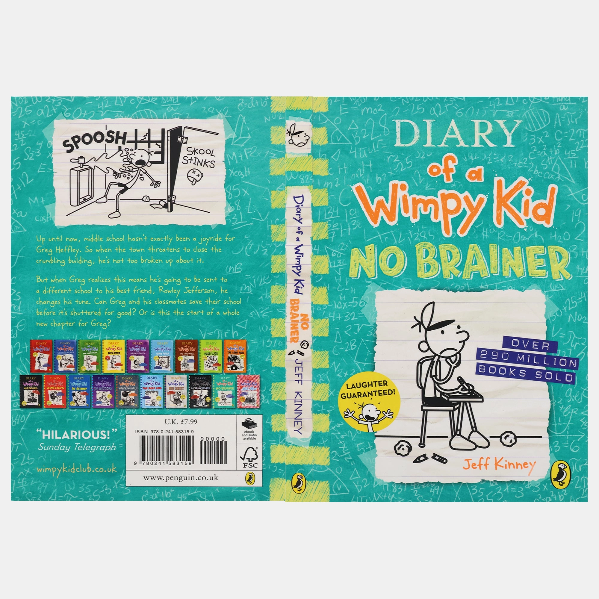 Diary of a Wimpy Kid - No Brainer (Book 18)
