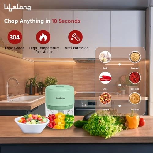 Electric Chopper - 250 ml USB Rechargeable