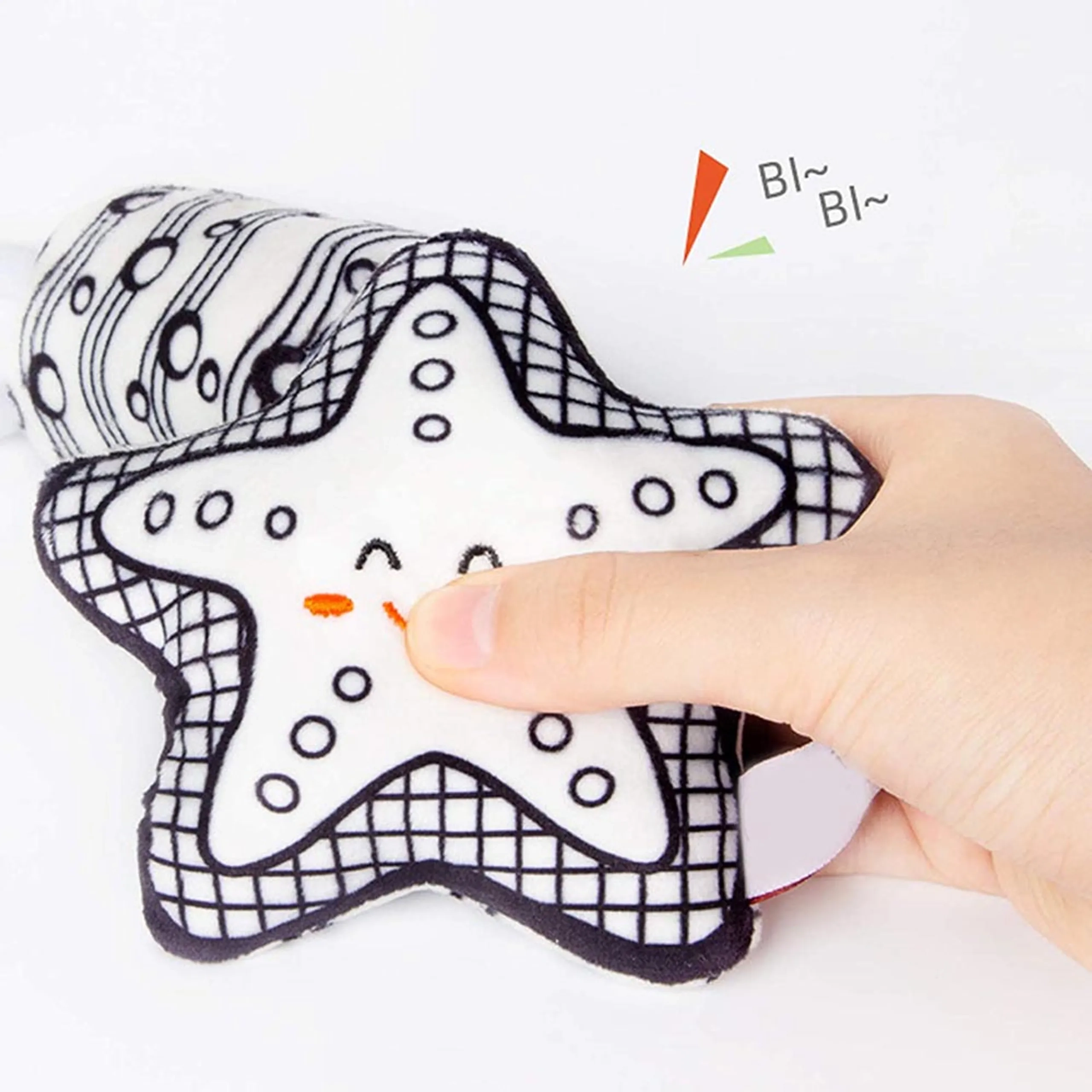 Baby Stroller Plush Hanging Mobile Rattle Toy - Suitable for 3 months and above