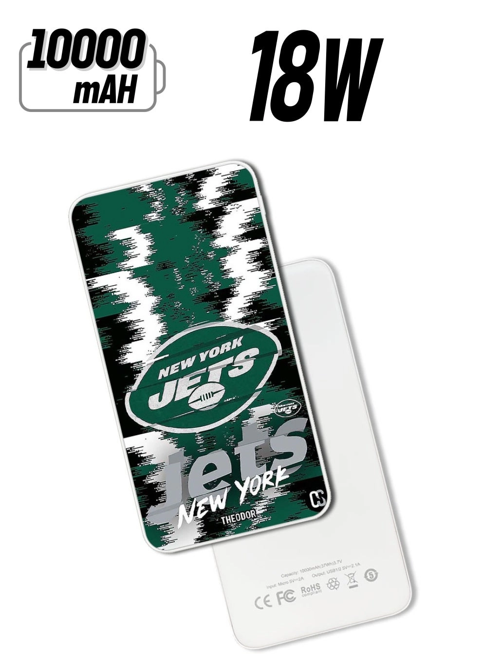 Theodor EX_PPBA253 - 10000mAh 18W Fast charging