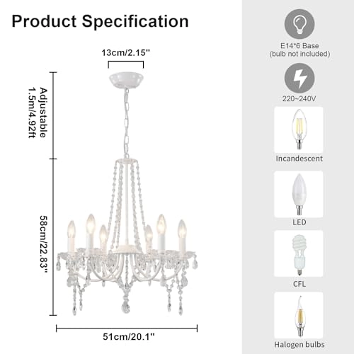 D6017-6-SW-CE - 23.6 inches to 82.6 inches