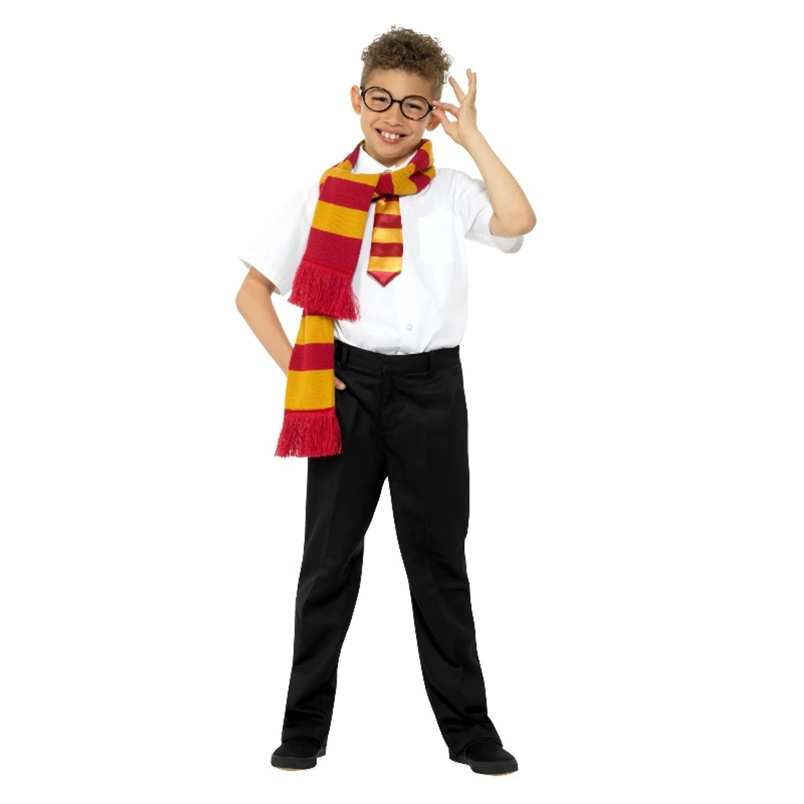 Scarf + Tie + Glasses