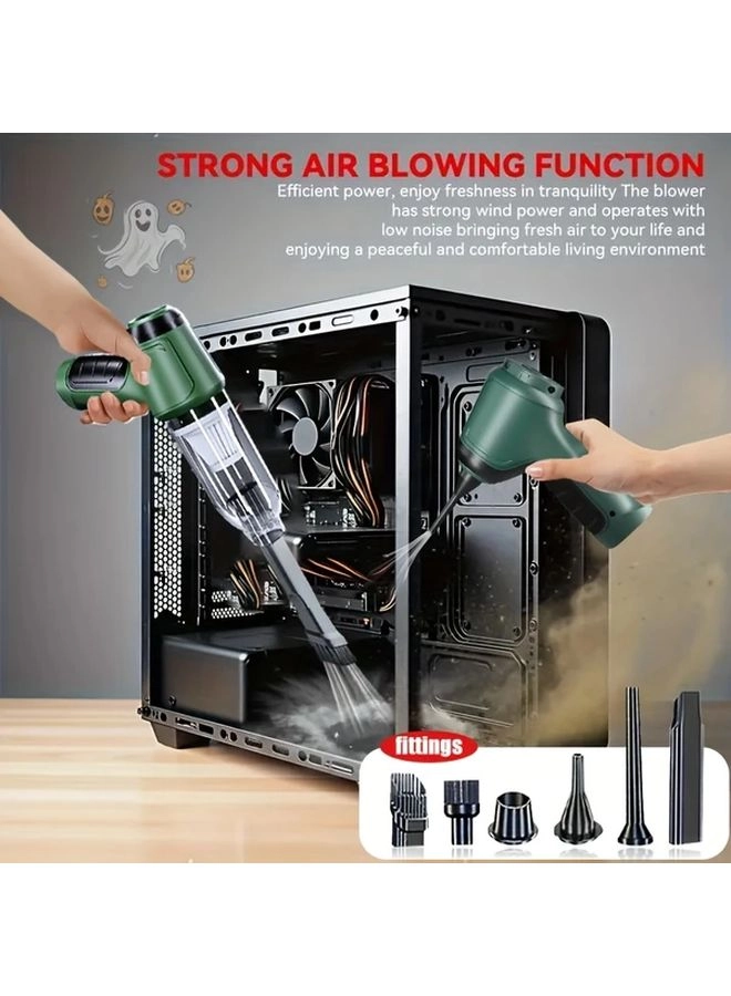 4-in-1 Wireless Handheld Vacuum Cleaner - 2000mAh