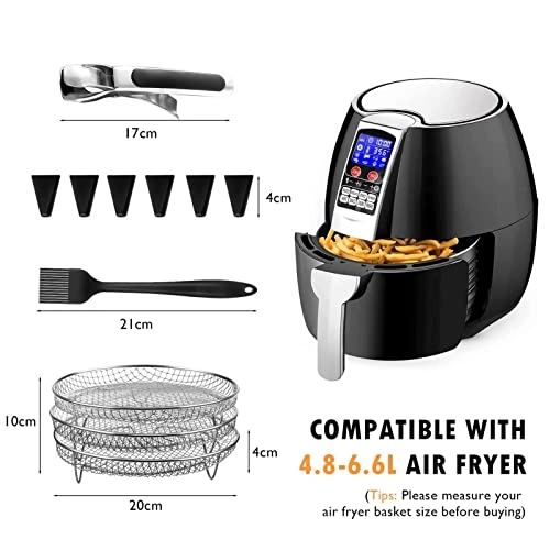 Air Fryer Rack - Stainless steel 3 piece(s)