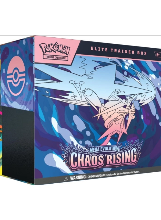 The Pokémon Company International Mega Evolution—Chaos Rising Elite Trainer Box - 9 Booster Packs 65 Card Sleeves