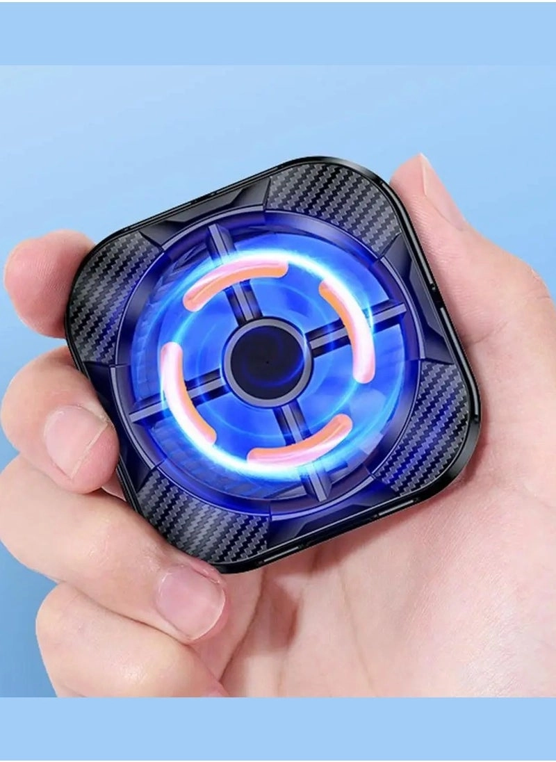 X79 Mobile Phone Cooling Fan - RGB Lights Adjustable Clip