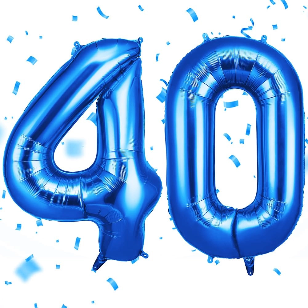 OFFCUP Number 40 Balloon - 2 Birthday