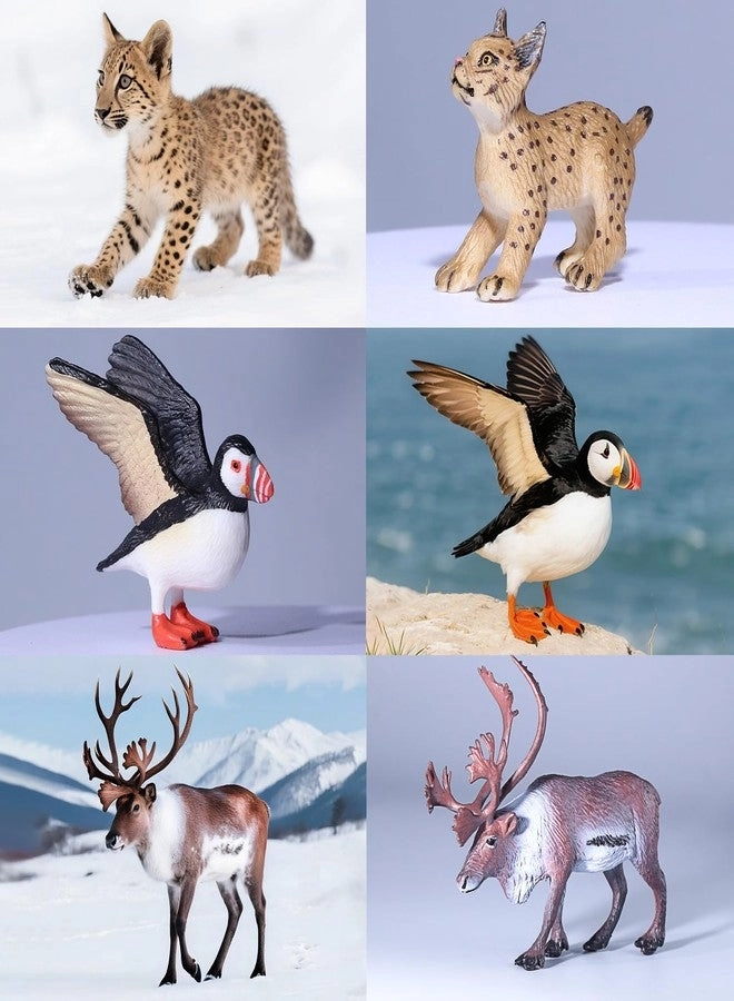 Arctic Animal Toy Set 60 pcs