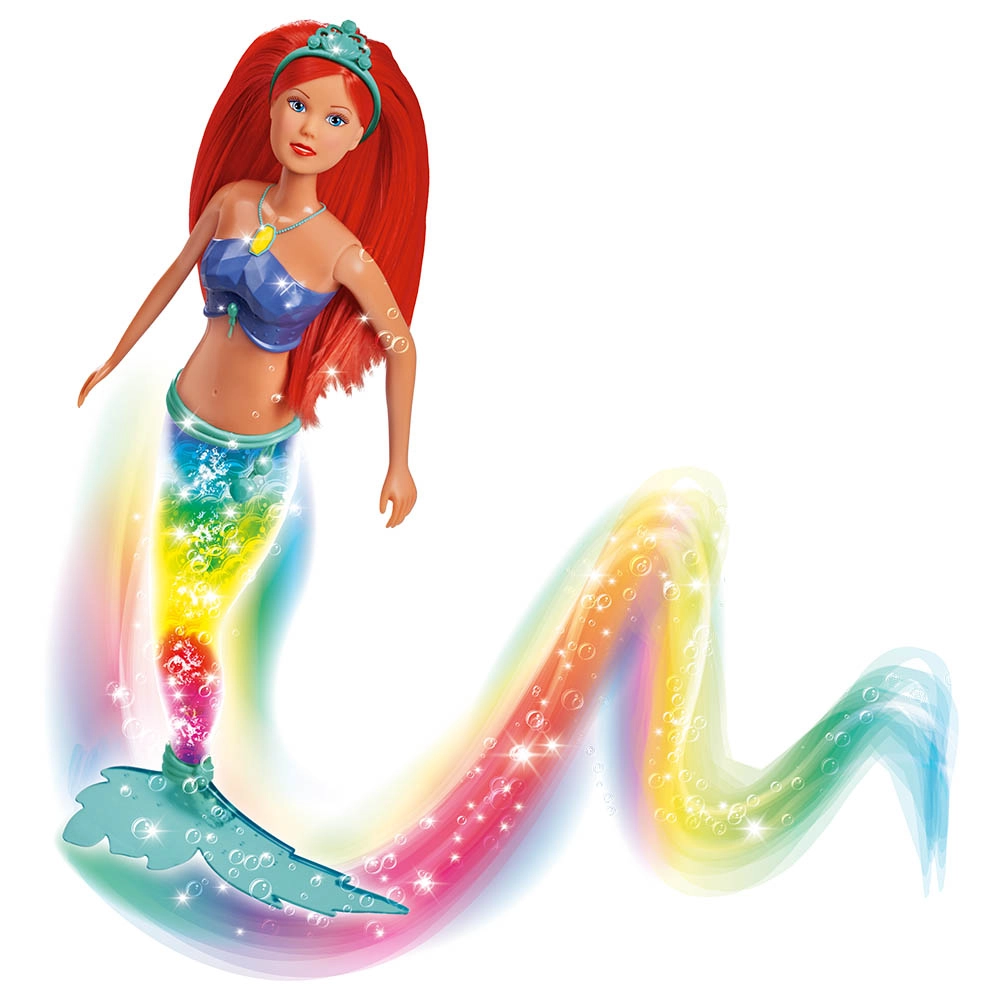 Steffi Love Magic Rainbow Mermaid Doll - 39 cm Ages 3+