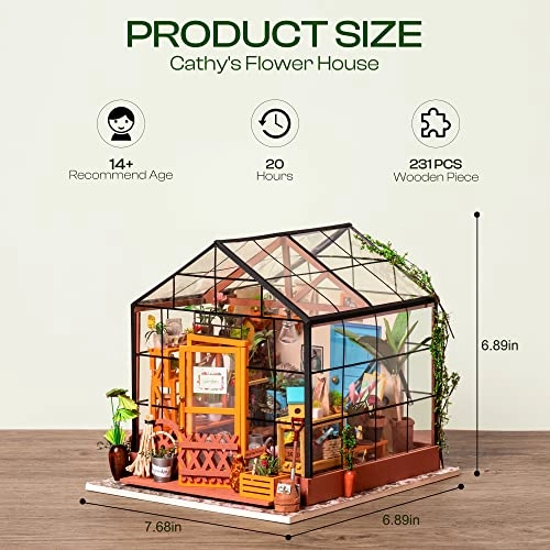 Mini Green House - Cathy's Flower House 1:24