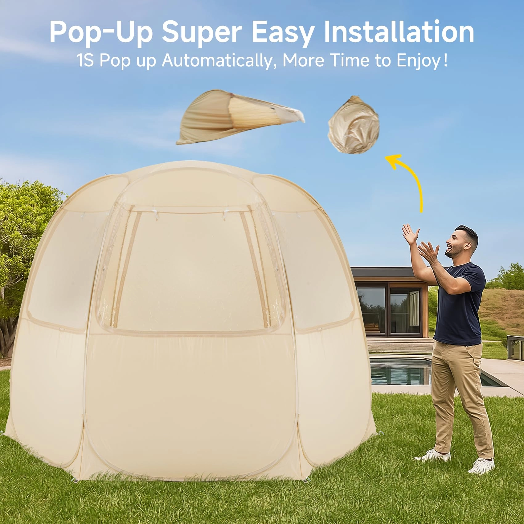 Pop Up Screen House - 9 square meters