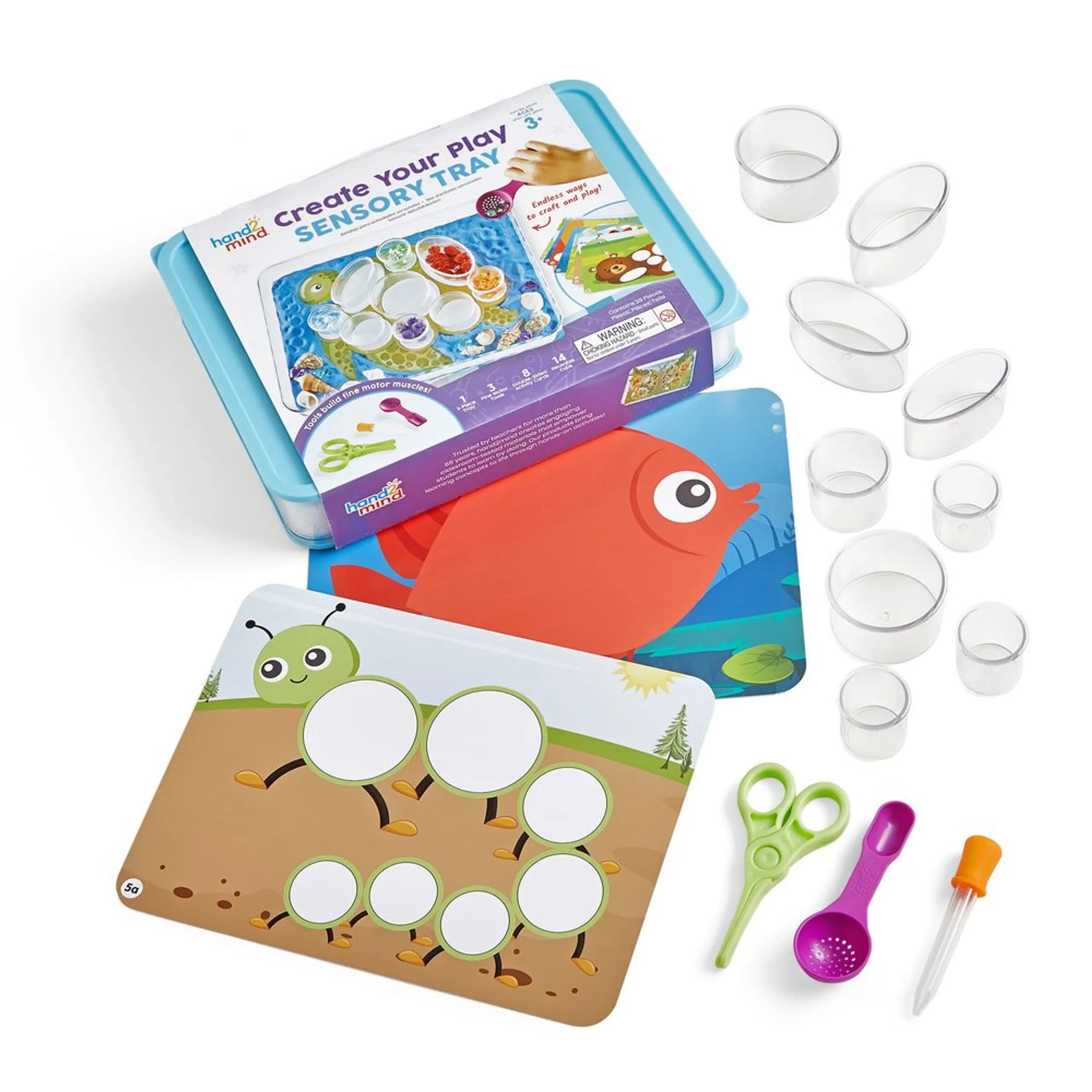 Create Your Play Sensory Tray - 3 years and above 28 pieces