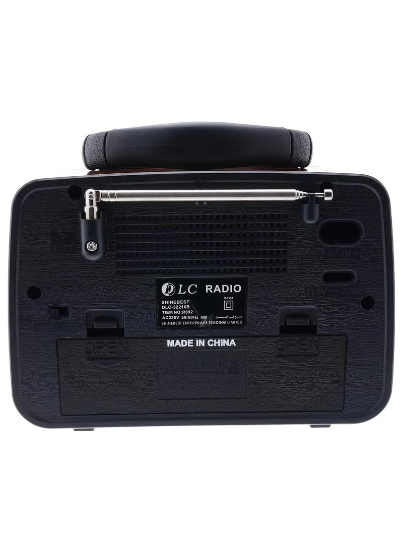 Portable Wireless Radio - Bluetooth SD Card USB