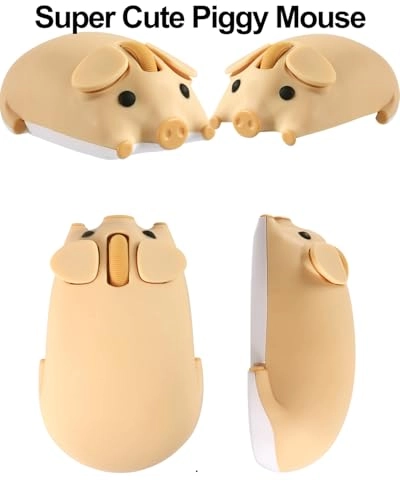 Cute Pig Wireless Mouse - Wireless