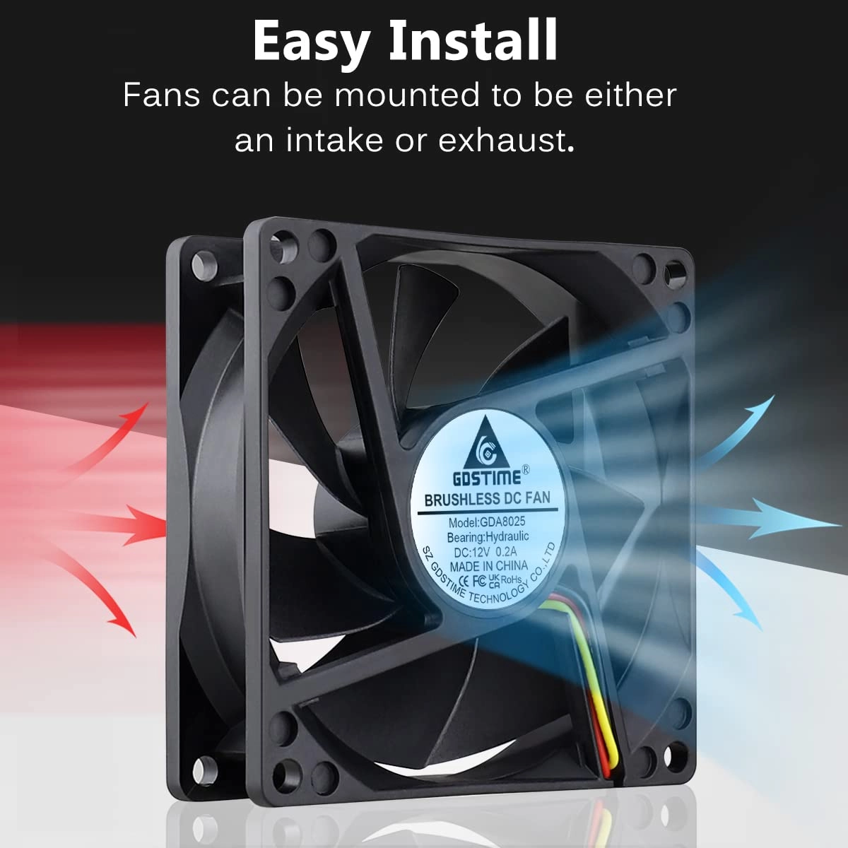 Brushless Cooling Fan - 80mm