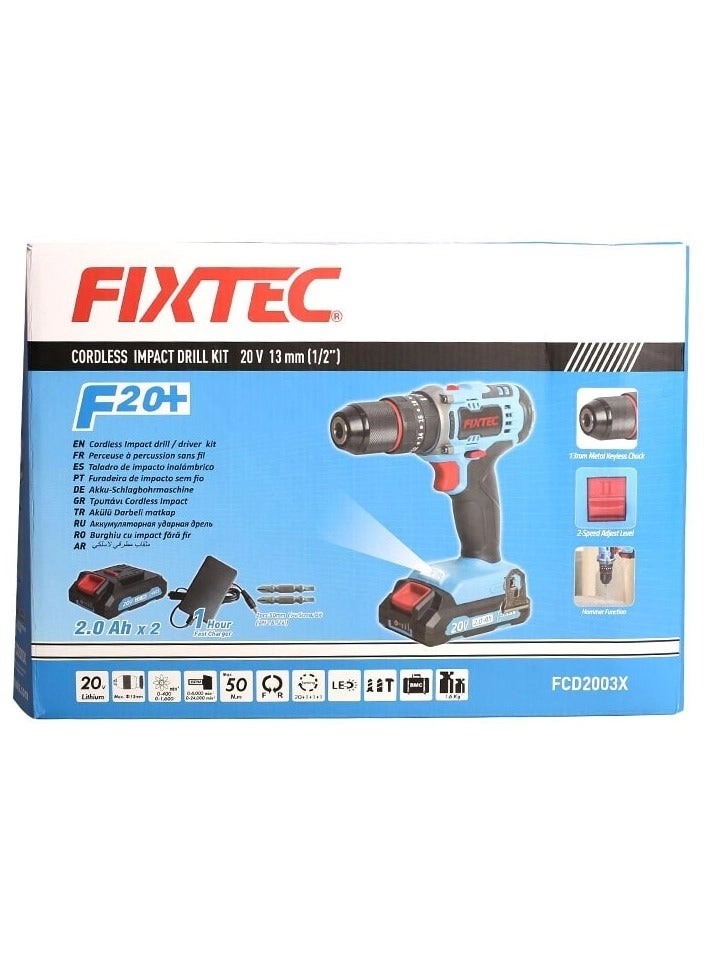 Impact Drill - 2x2000mah