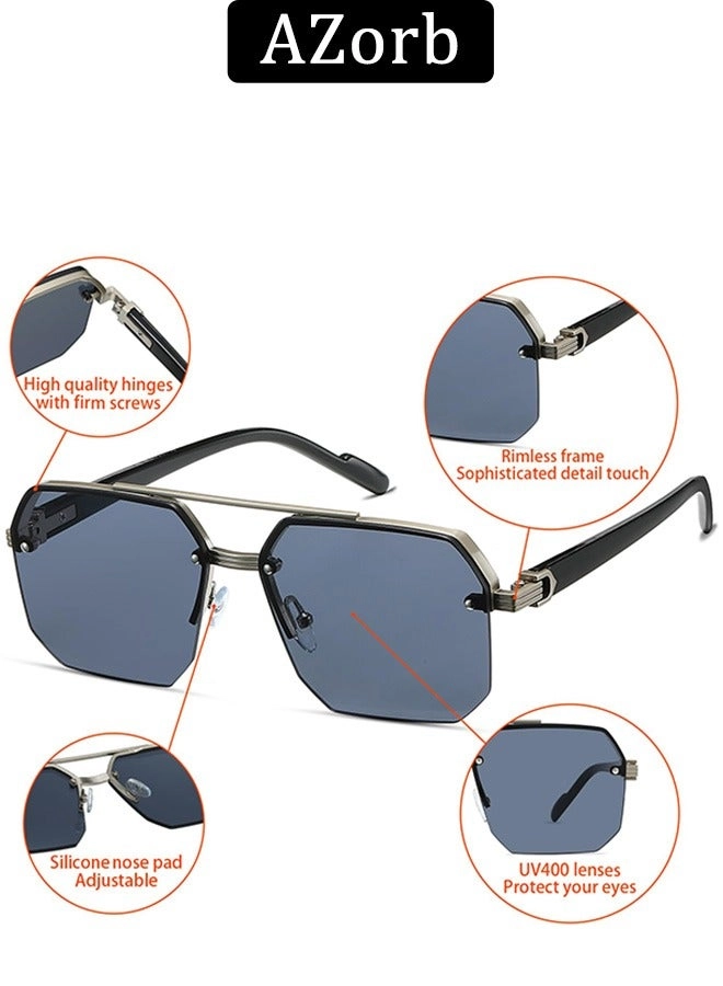 Aviator Sunglasses - 58 mm Black