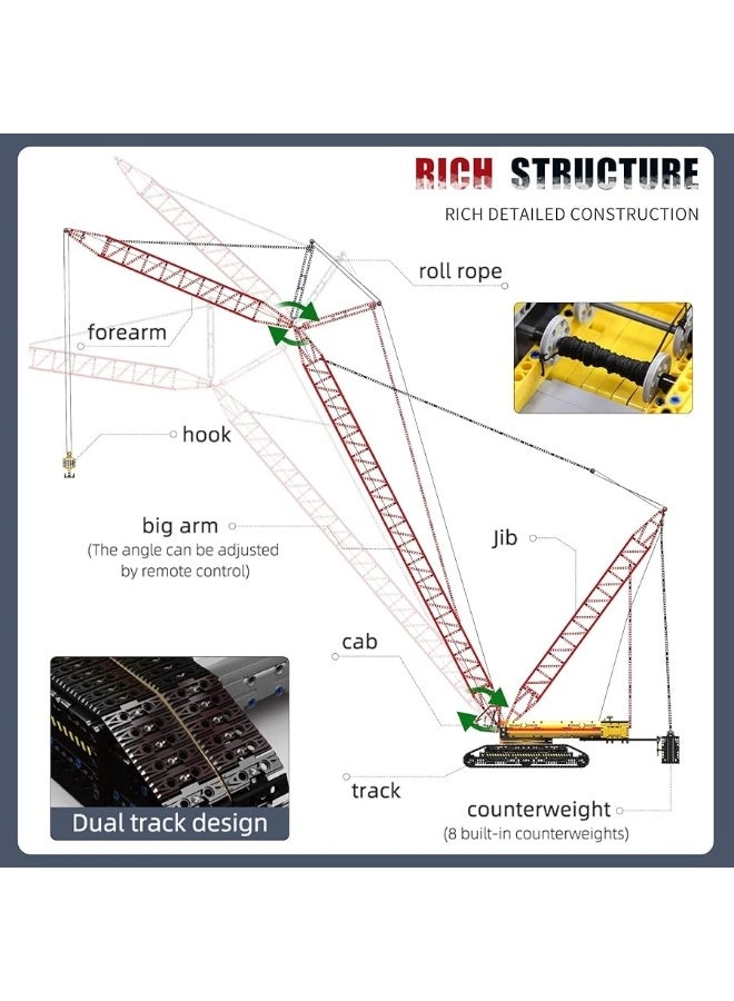 17015 Technology Crawler Crane - RC with Motors
