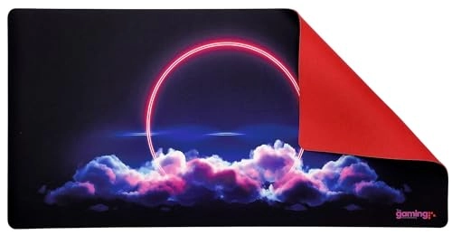 Cloud Circle Rubber Gaming Mouse Pad - 72x36 cm