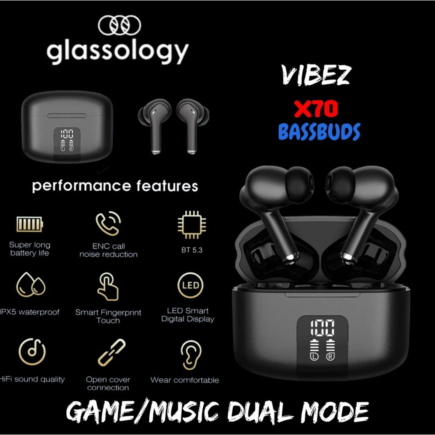 GTWX70 Wireless Earbuds