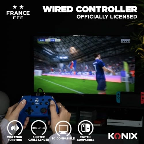 Manette filaire - bleue Switch