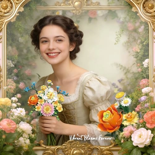 Rose Bouquet Building Set (01050) - Botanicals